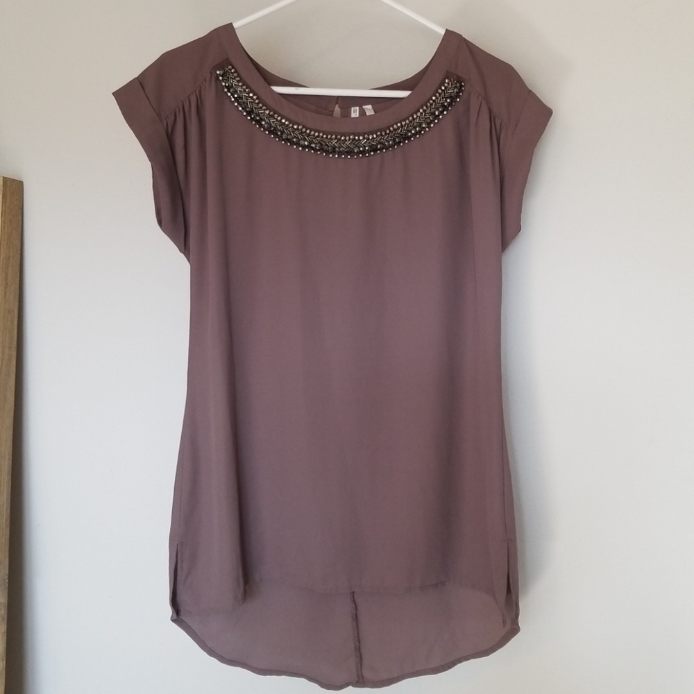 Mauve blouse
